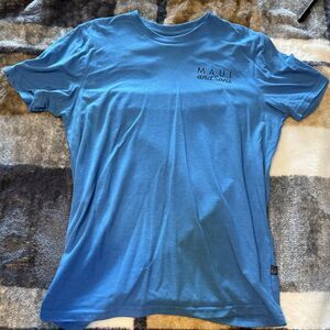 Maui And Sons Tee Shirt Men’s Sz M California Blue Surf Tee
